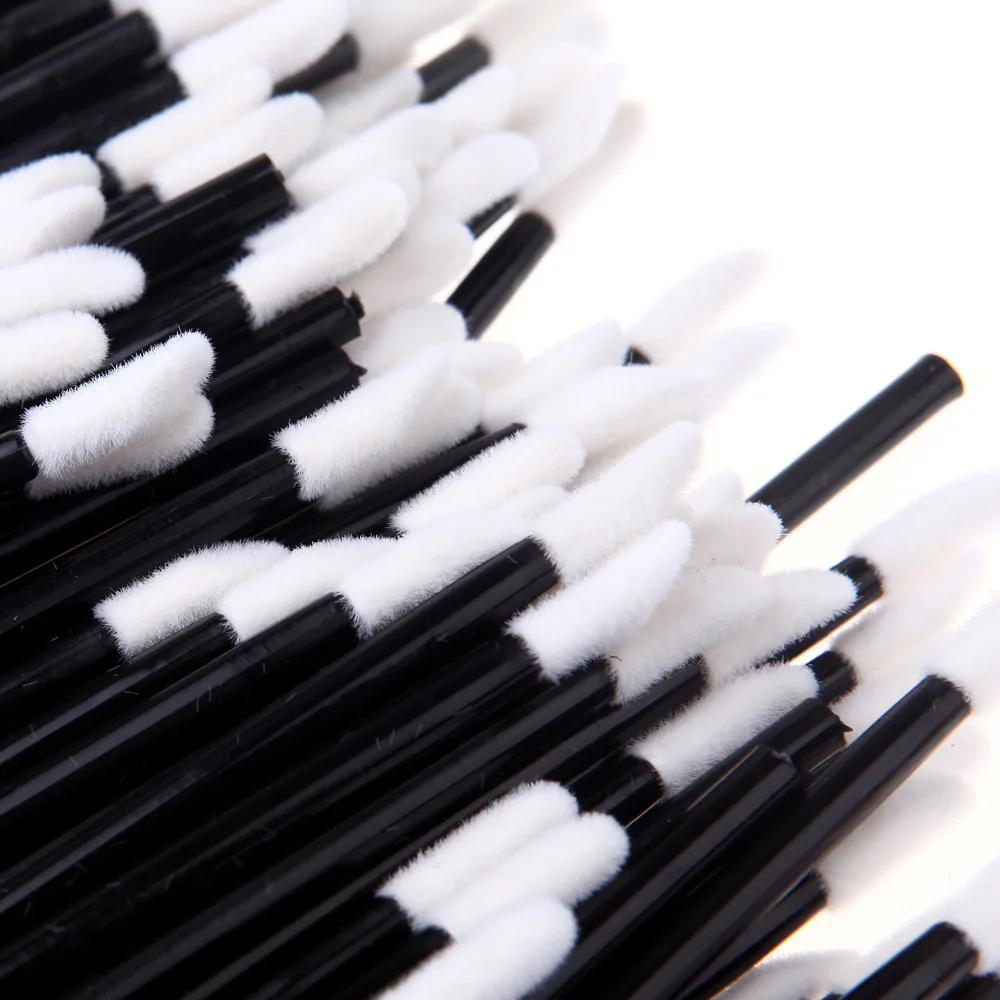 100Pcs Lip Brush Eyelash Extension Brush Makeup Brushes For Lash Extension Mascara Applicator Lipstick Wands Cosmetic Tools