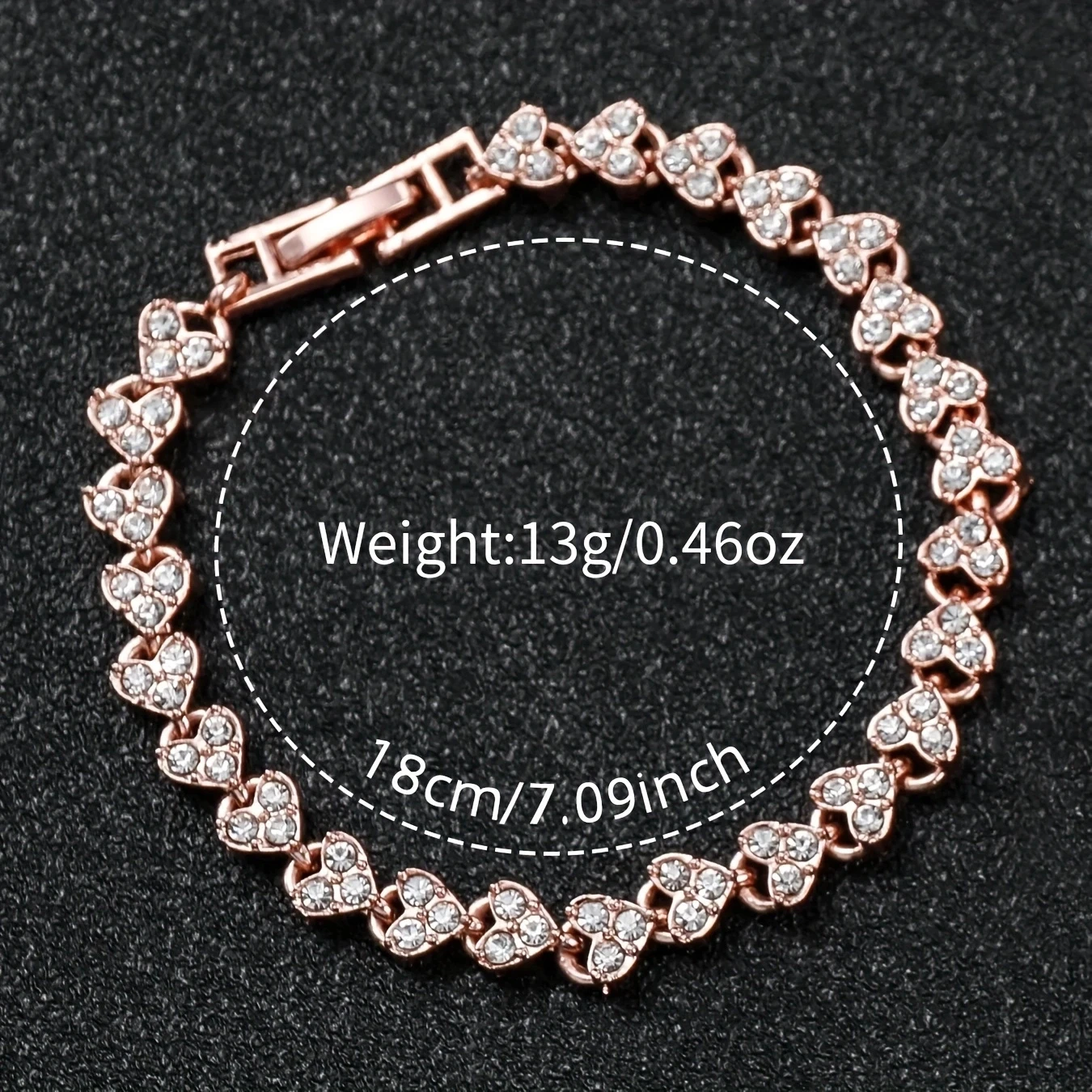 6PCS/Set Women's Watch Fashion Steel Band Quartz Watches Diamond Bracelets Set(Without Box)