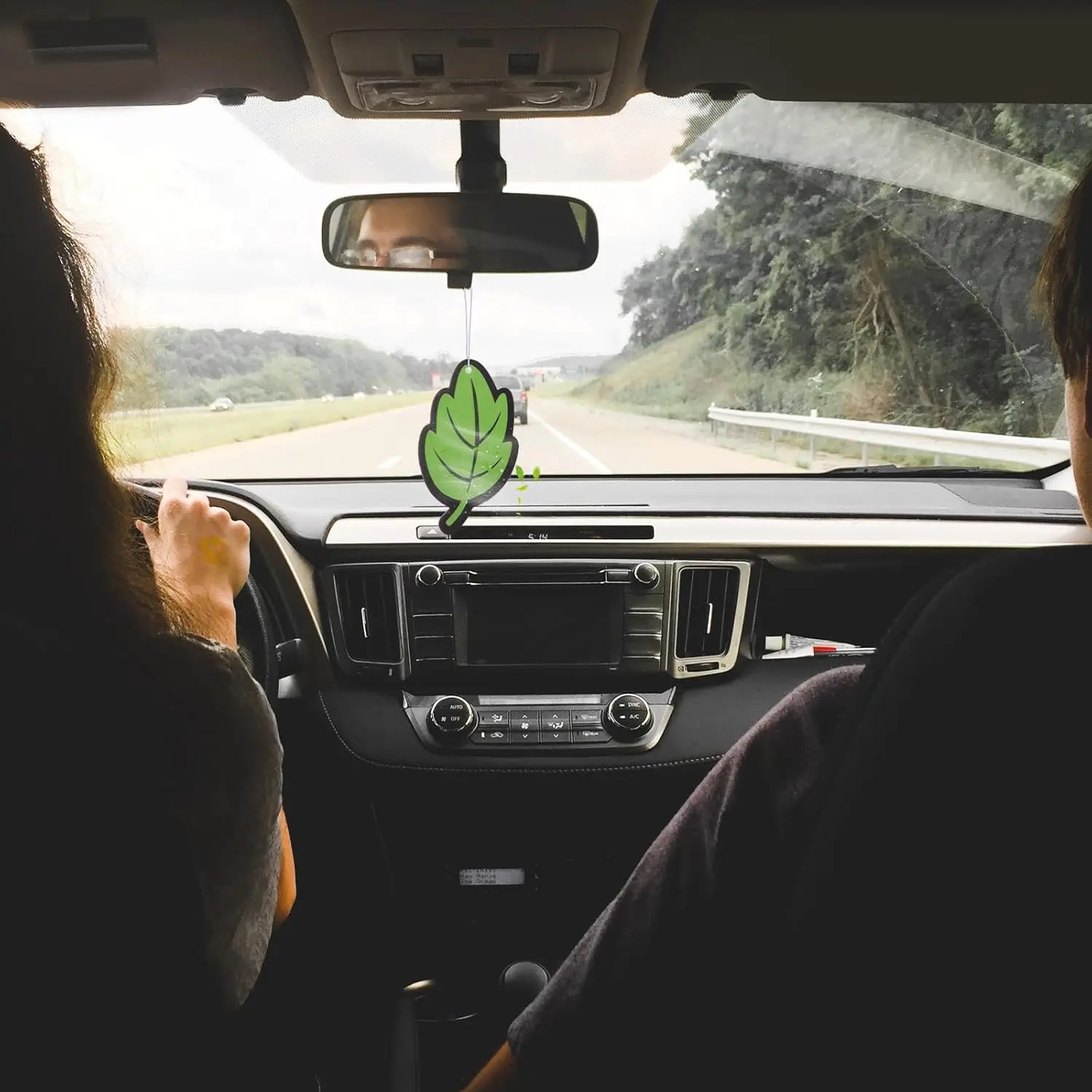 Car Air Freshener Hanging Perfume Odor Eliminator Long-Lasting Fragrance Leaf Paper Auto Aromatherapy Deodorant Supplies Gadgets