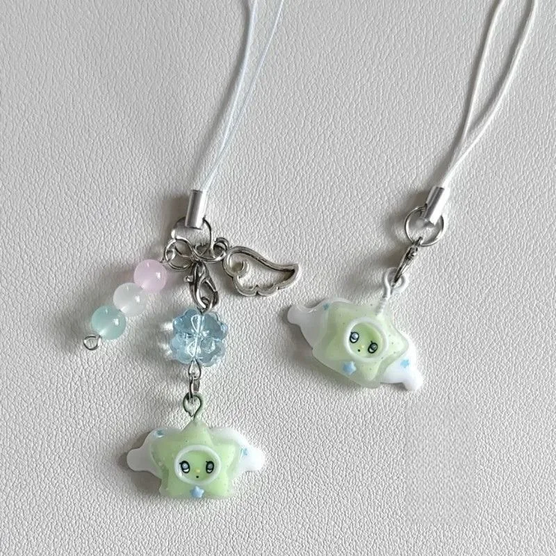Japanese Sweet Cloud Star Pendant Bag Decoration Cute Doll Key Pendant Mobile Phone Chain Mobile Phone Accessories Keychain Gift