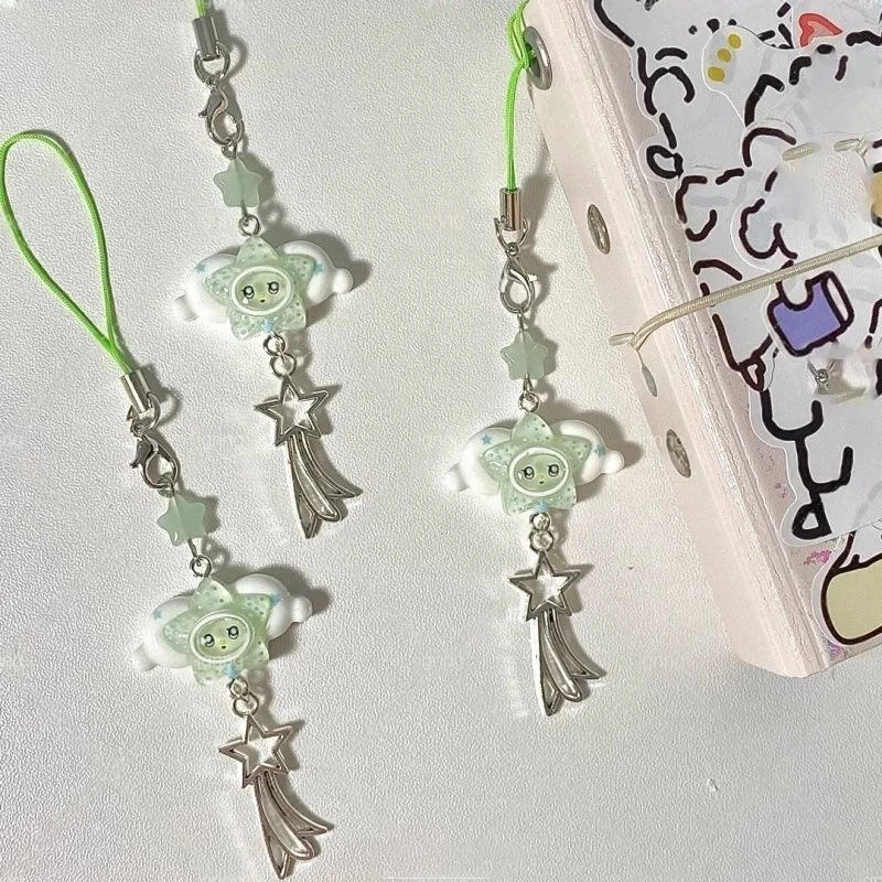 Japanese Sweet Cloud Star Pendant Bag Decoration Cute Doll Key Pendant Mobile Phone Chain Mobile Phone Accessories Keychain Gift