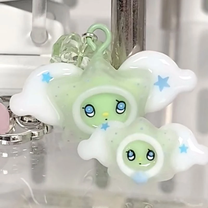 Japanese Sweet Cloud Star Pendant Bag Decoration Cute Doll Key Pendant Mobile Phone Chain Mobile Phone Accessories Keychain Gift