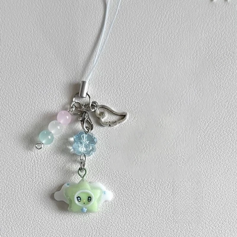 Japanese Sweet Cloud Star Pendant Bag Decoration Cute Doll Key Pendant Mobile Phone Chain Mobile Phone Accessories Keychain Gift