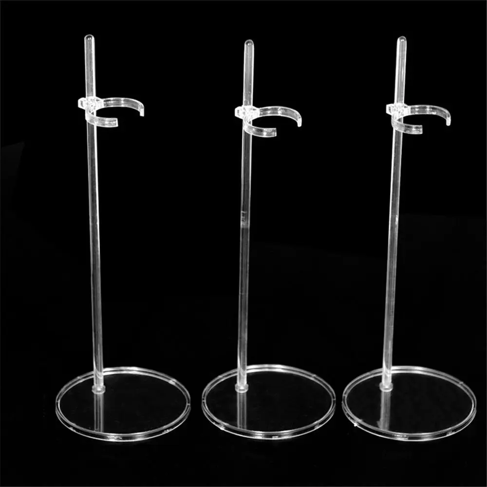 1 PC Stands For 1/6 Dolls Transparent Support Doll Stand 30cm Figure Display Holder High Quality Toys Accessories