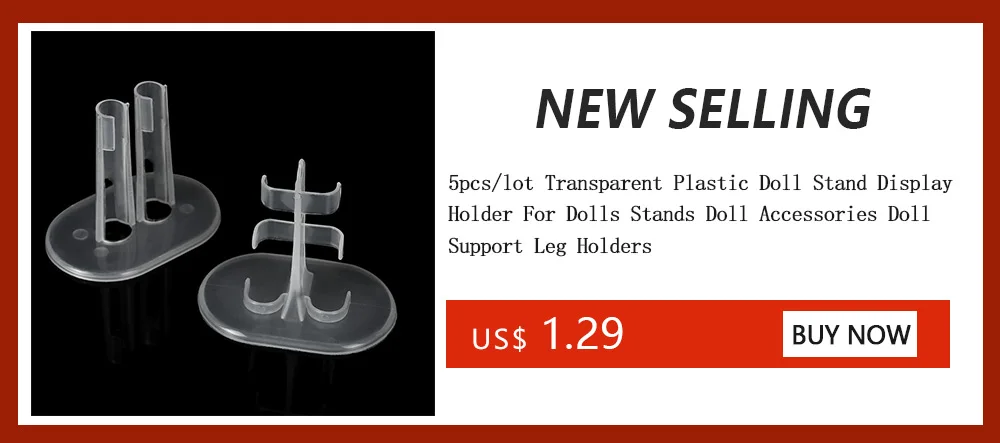 1 PC Stands For 1/6 Dolls Transparent Support Doll Stand 30cm Figure Display Holder High Quality Toys Accessories