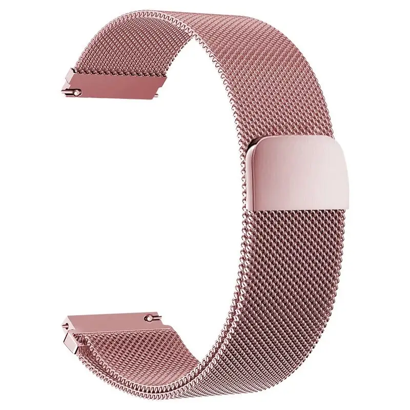 Magnetic Loop for Amazfit GTS/4/2//GTS4 Mini/BALANCE/Active 2/3/4 20mm 22mm Metal Mesh Smartwatch Bracelet Amazfit Bip 5 6 Strap