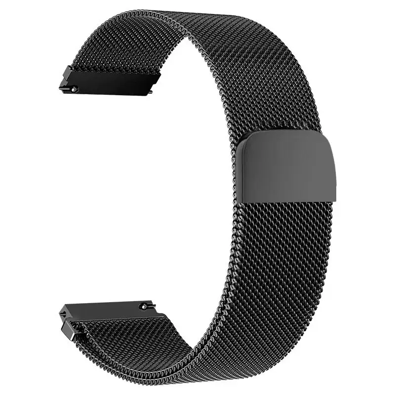 Magnetic Loop for Amazfit GTS/4/2//GTS4 Mini/BALANCE/Active 2/3/4 20mm 22mm Metal Mesh Smartwatch Bracelet Amazfit Bip 5 6 Strap