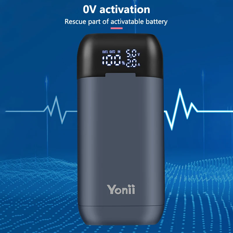 18650 Battery Charger Case DIY Power Bank Box QC3.0 PD 18W Fast Charging Case for 18650 217000 20700 Lithium Battery Charger Box