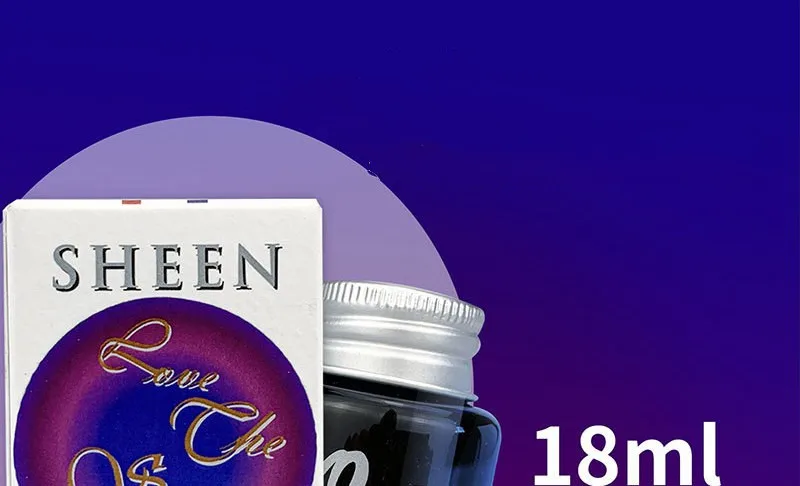 18ml Gradual Sheen Color Fountain Pen Ink Bottle Non-Carbon for Calligraphy Glass Dip Pen School Ofiice Stationary Supplies Gift