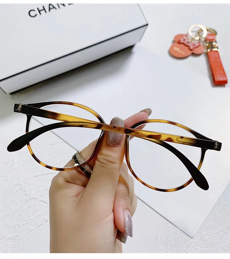 New Arrival Computer Glasses PC Frame Women Men Anti Blue Light Round Eyewear Blocking Glasses Optical Spectacle Eyeglass