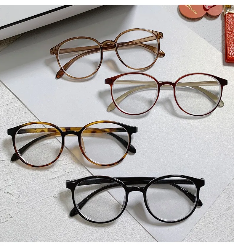 New Arrival Computer Glasses PC Frame Women Men Anti Blue Light Round Eyewear Blocking Glasses Optical Spectacle Eyeglass