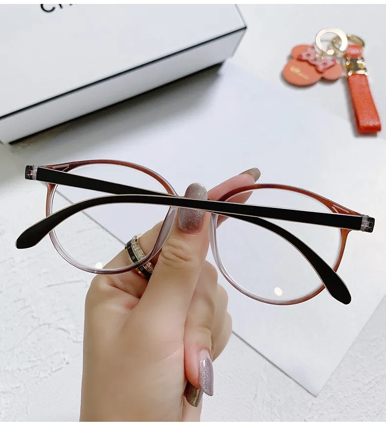 New Arrival Computer Glasses PC Frame Women Men Anti Blue Light Round Eyewear Blocking Glasses Optical Spectacle Eyeglass