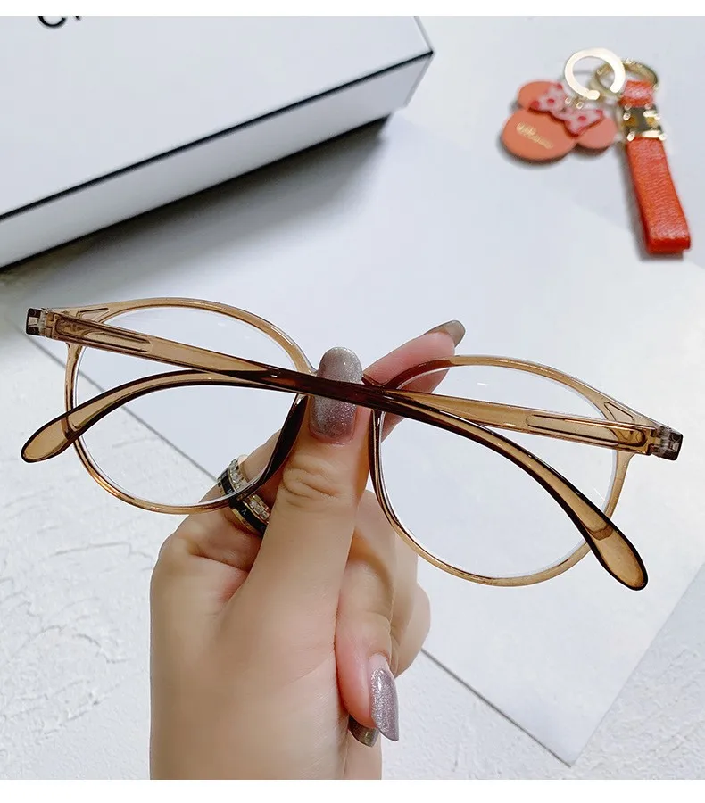 New Arrival Computer Glasses PC Frame Women Men Anti Blue Light Round Eyewear Blocking Glasses Optical Spectacle Eyeglass