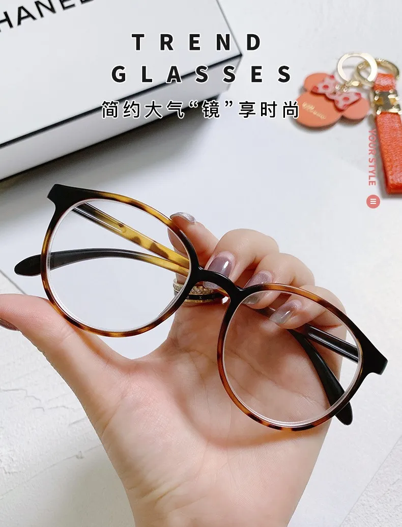 New Arrival Computer Glasses PC Frame Women Men Anti Blue Light Round Eyewear Blocking Glasses Optical Spectacle Eyeglass