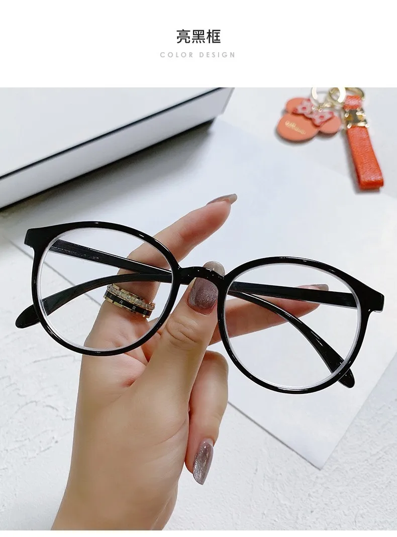 New Arrival Computer Glasses PC Frame Women Men Anti Blue Light Round Eyewear Blocking Glasses Optical Spectacle Eyeglass