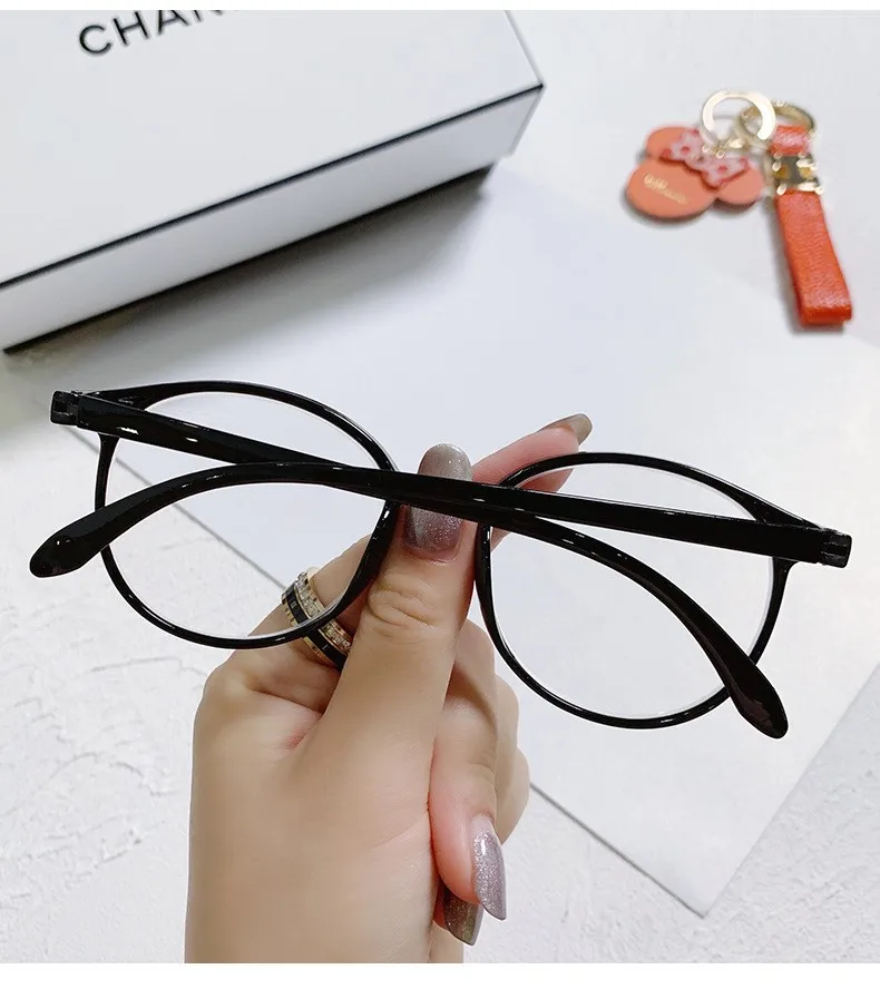 New Arrival Computer Glasses PC Frame Women Men Anti Blue Light Round Eyewear Blocking Glasses Optical Spectacle Eyeglass