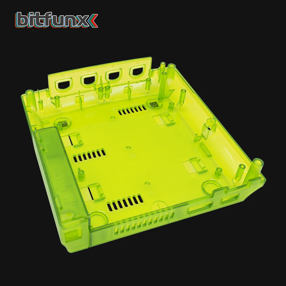 Bitfunx Replacement Plastic Shell Translucent Case for SEGA Dreamcast DC Retro Video Game Console Transparent Boxes