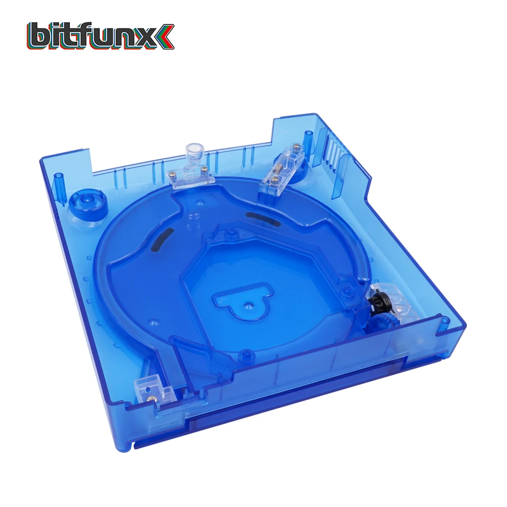 Bitfunx Replacement Plastic Shell Translucent Case for SEGA Dreamcast DC Retro Video Game Console Transparent Boxes