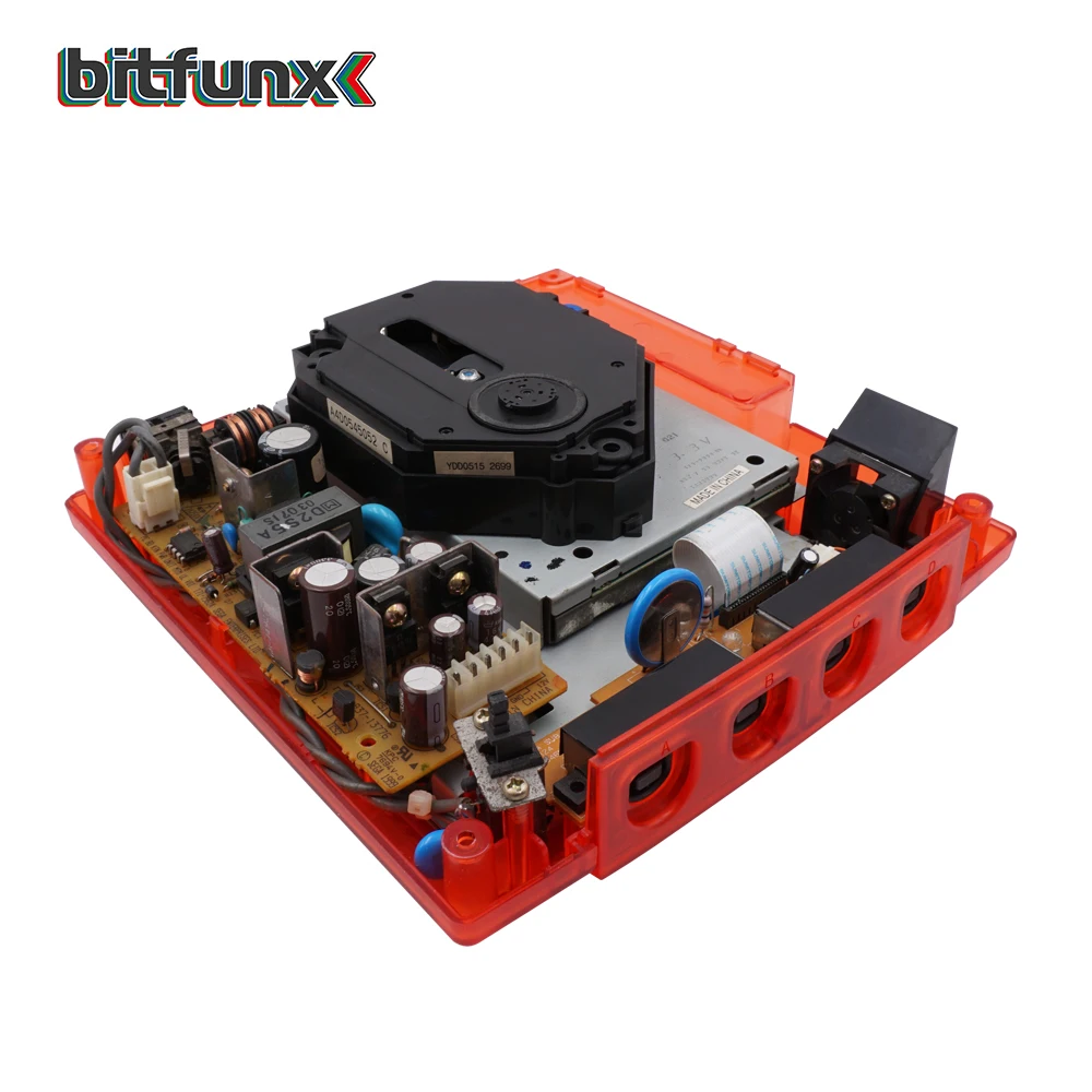 Bitfunx Replacement Plastic Shell Translucent Case for SEGA Dreamcast DC Retro Video Game Console Transparent Boxes