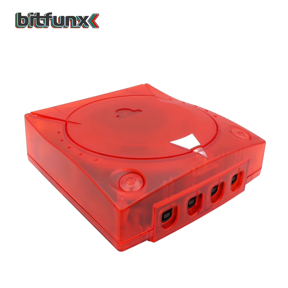 Bitfunx Replacement Plastic Shell Translucent Case for SEGA Dreamcast DC Retro Video Game Console Transparent Boxes