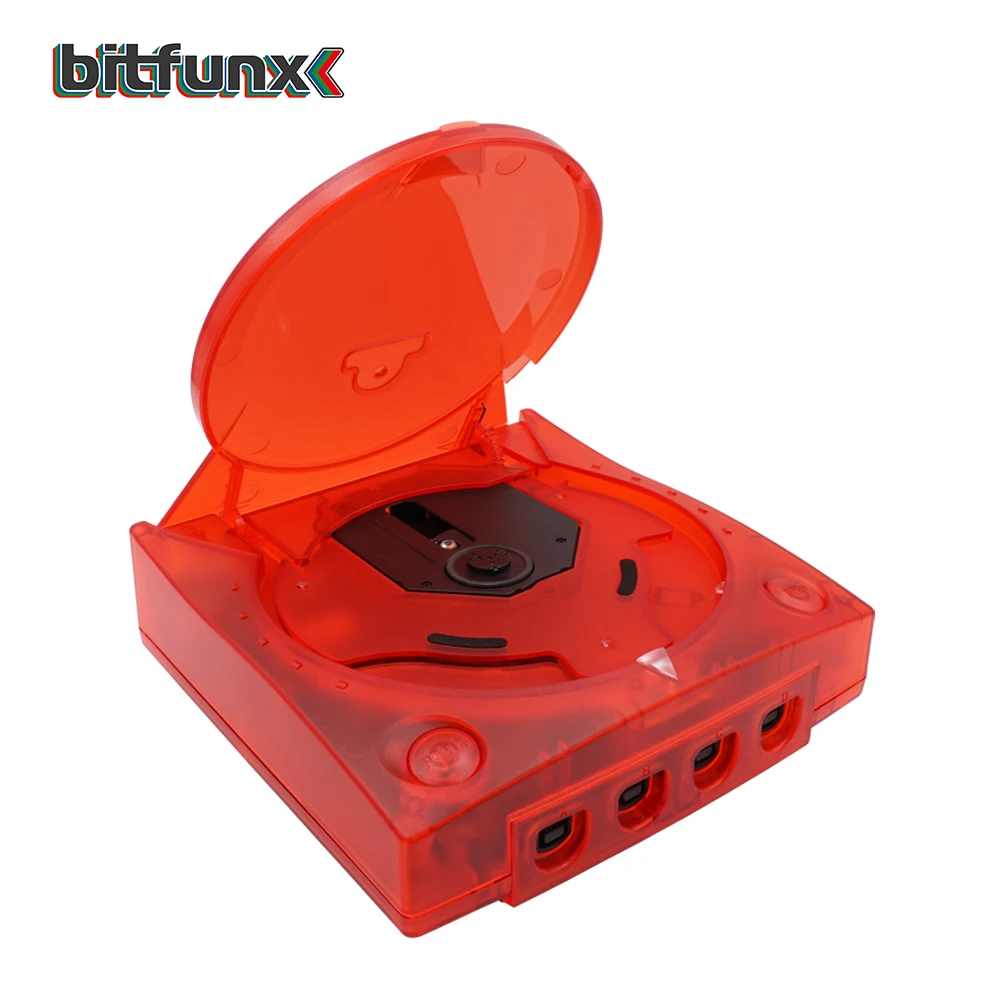Bitfunx Replacement Plastic Shell Translucent Case for SEGA Dreamcast DC Retro Video Game Console Transparent Boxes