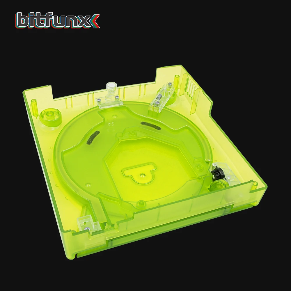 Bitfunx Replacement Plastic Shell Translucent Case for SEGA Dreamcast DC Retro Video Game Console Transparent Boxes