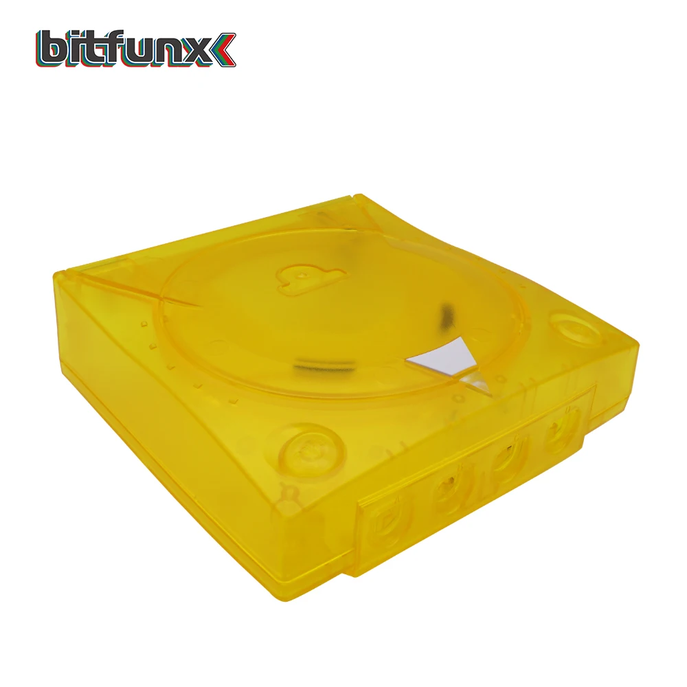 Bitfunx Replacement Plastic Shell Translucent Case for SEGA Dreamcast DC Retro Video Game Console Transparent Boxes
