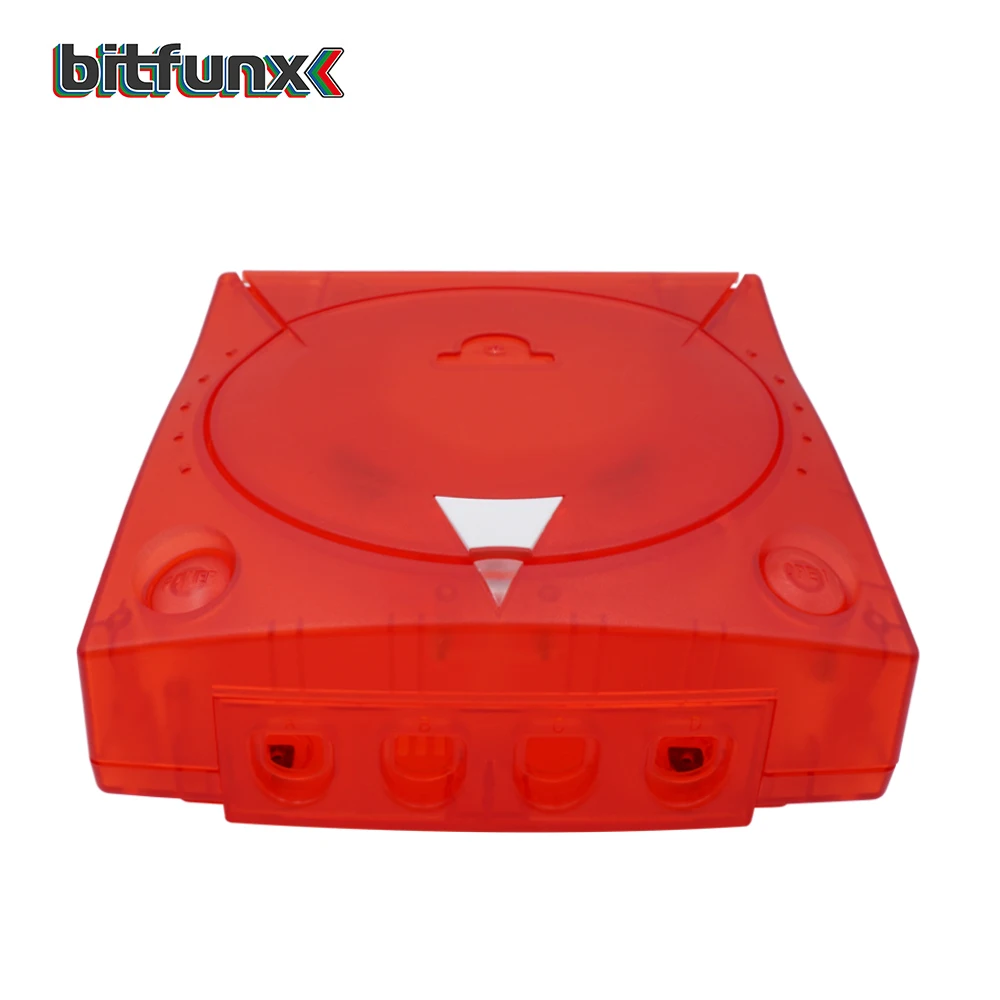 Bitfunx Replacement Plastic Shell Translucent Case for SEGA Dreamcast DC Retro Video Game Console Transparent Boxes