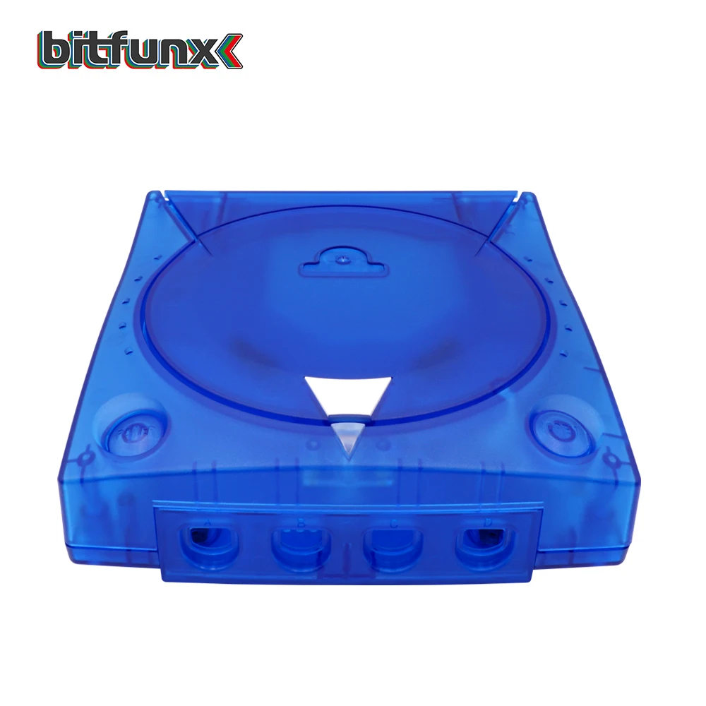 Bitfunx Replacement Plastic Shell Translucent Case for SEGA Dreamcast DC Retro Video Game Console Transparent Boxes
