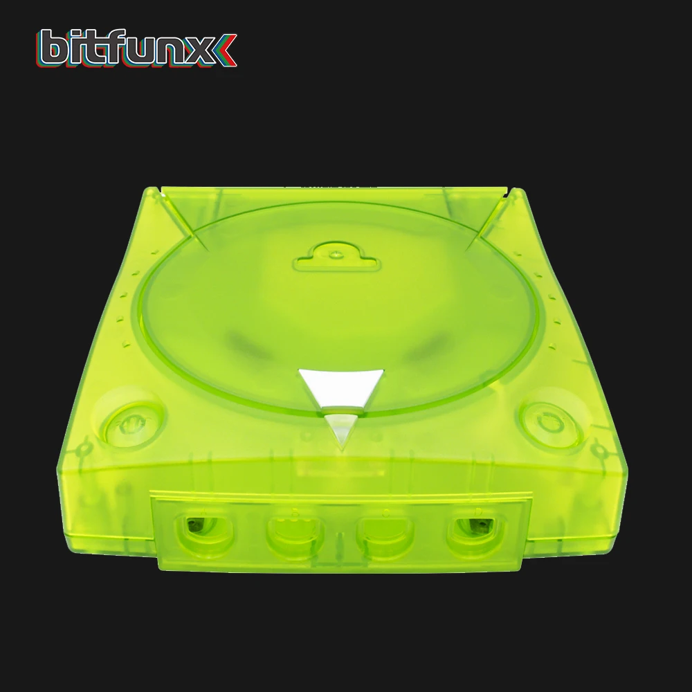 Bitfunx Replacement Plastic Shell Translucent Case for SEGA Dreamcast DC Retro Video Game Console Transparent Boxes