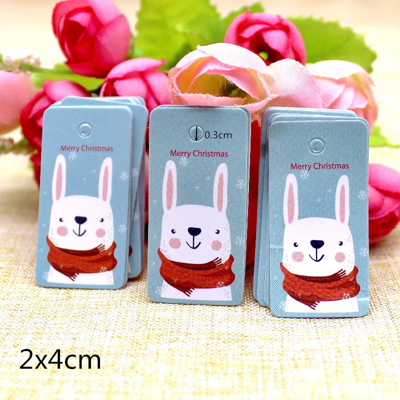 100pcs Kraft Paper Tags with Strings Handmade with Love Hang Tags Garment Tags for Candy/Gift/Cookies Display Packing Label Card