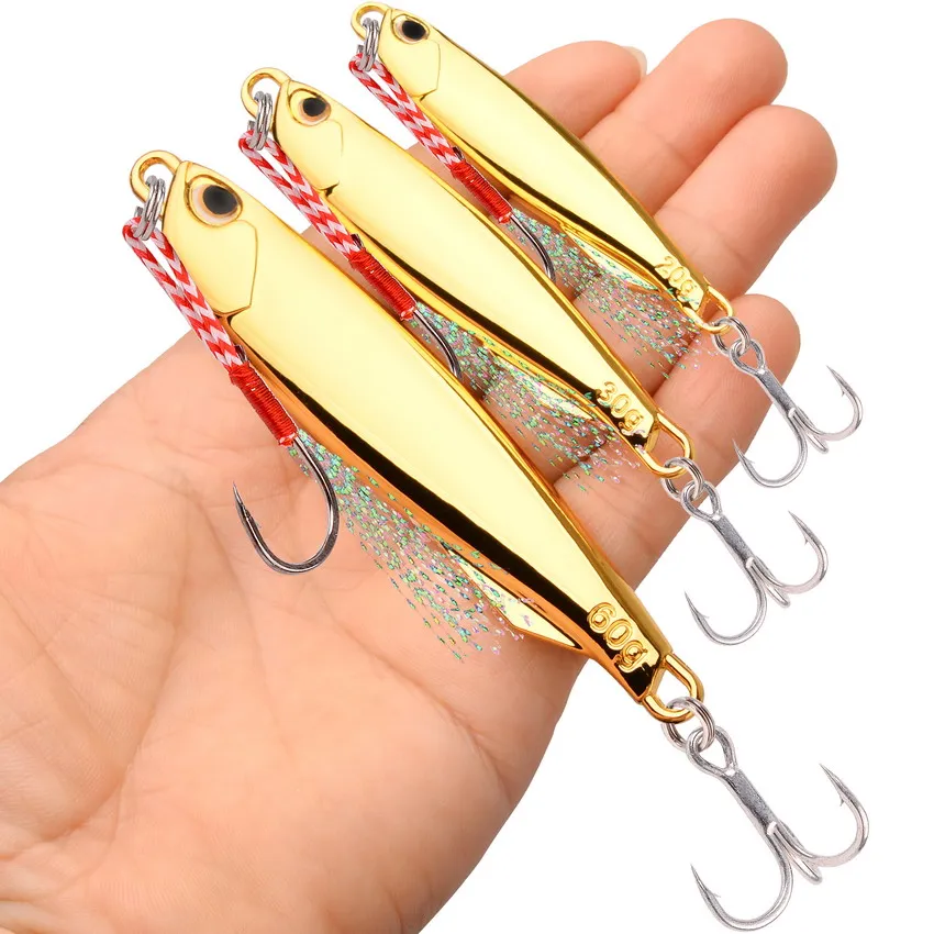 1PCS Fishing Lure Bait Japanese 7/10/15/20/30/40g/60g Metal Jig Fishing Accessories Zinc Alloy Mackerel Bass Pesca Baits