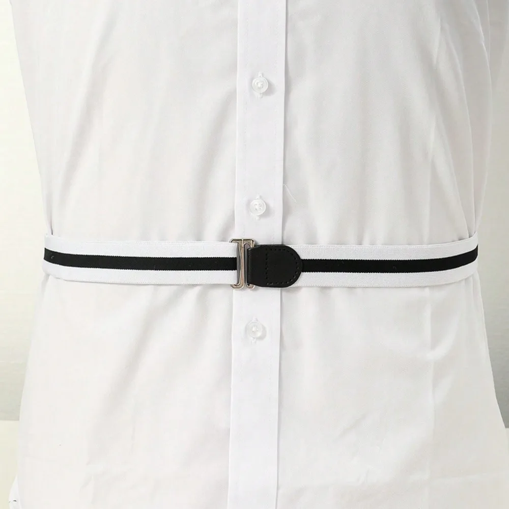 Non-slip Elastic Waistband Anti Wrinkle Shirt Stay Best Belt Business