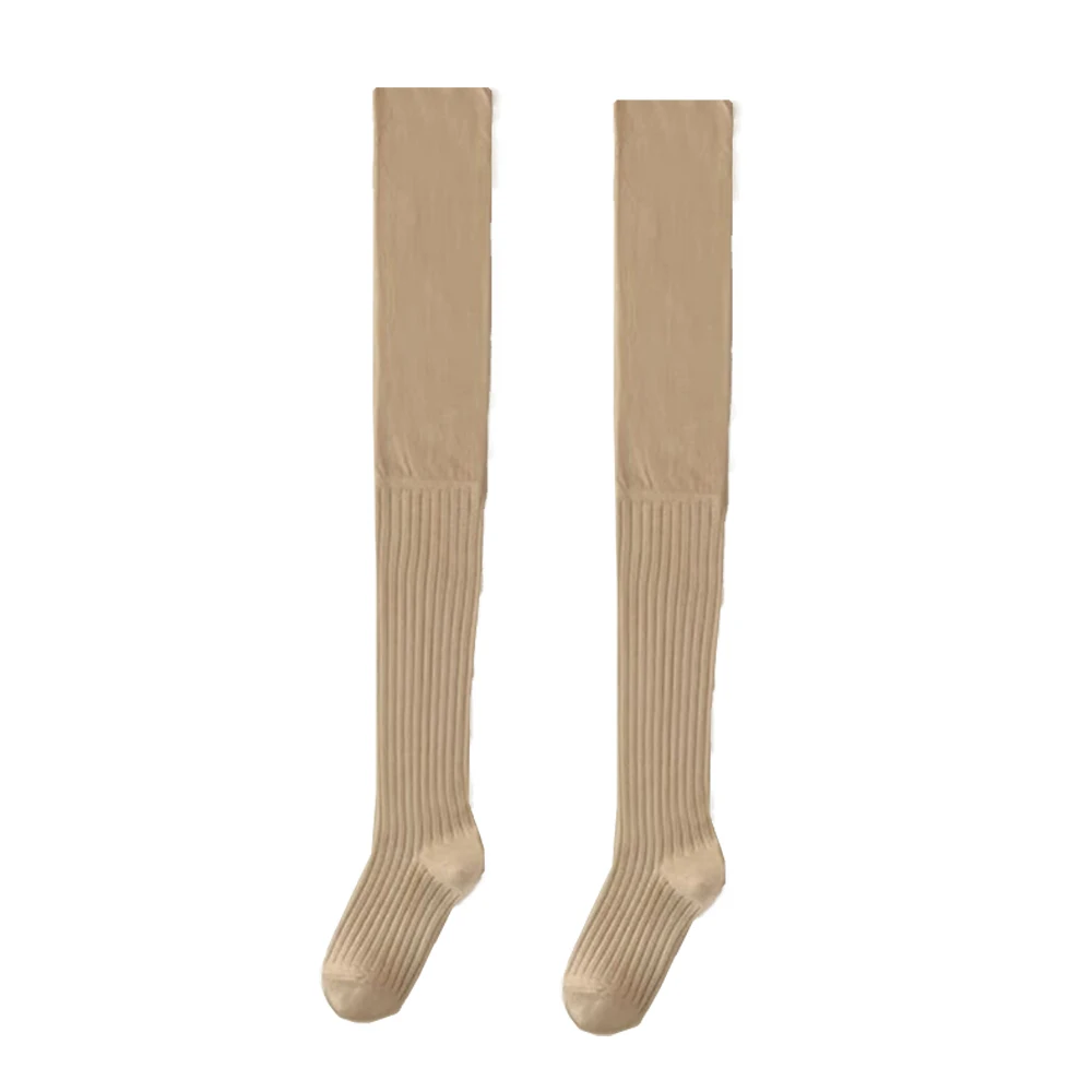 Black White Stockings Women Girls Thigh High Long Socks JK Japanese Leggings Summer Thin Loose Costumes Sweet Ballet Hosiery