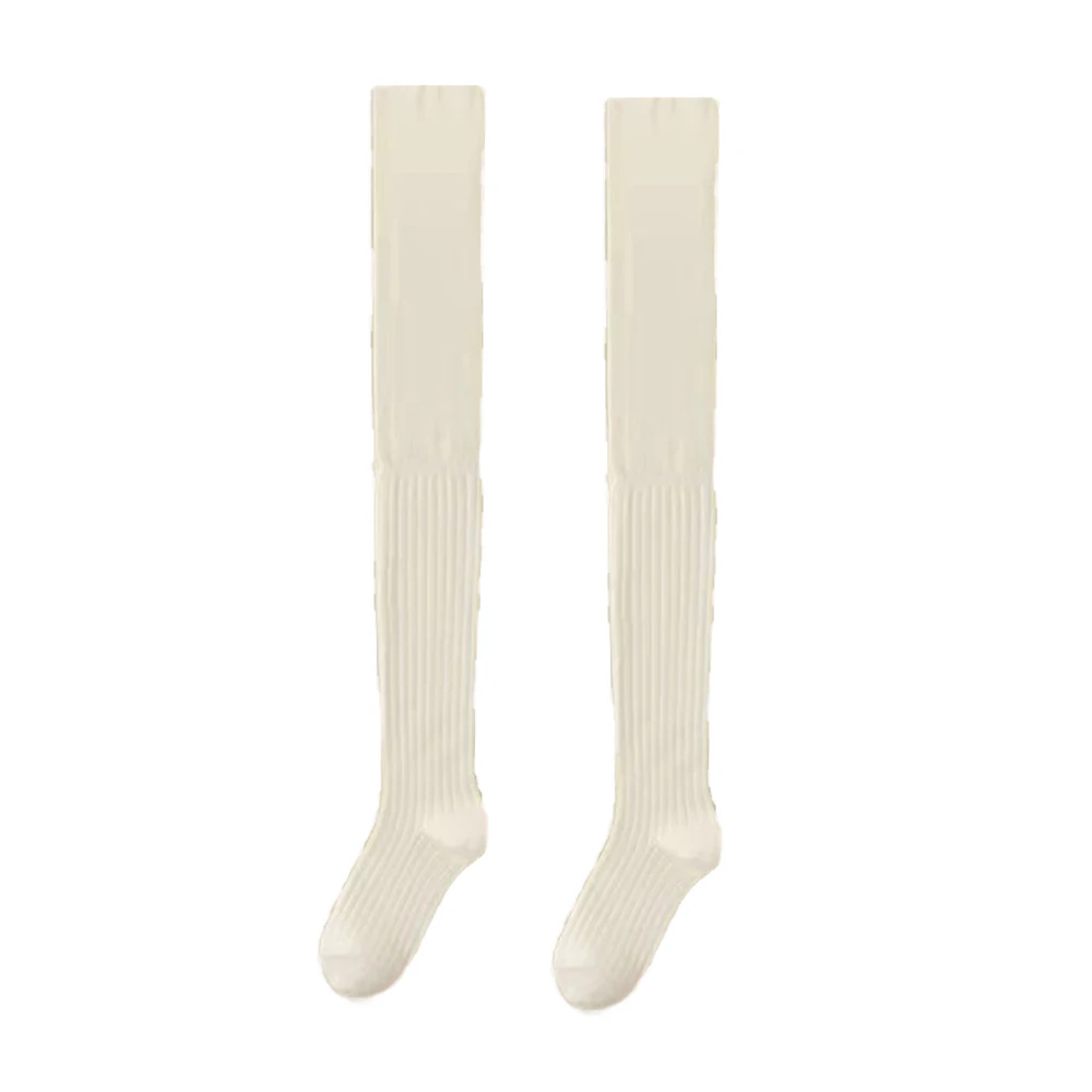 Black White Stockings Women Girls Thigh High Long Socks JK Japanese Leggings Summer Thin Loose Costumes Sweet Ballet Hosiery