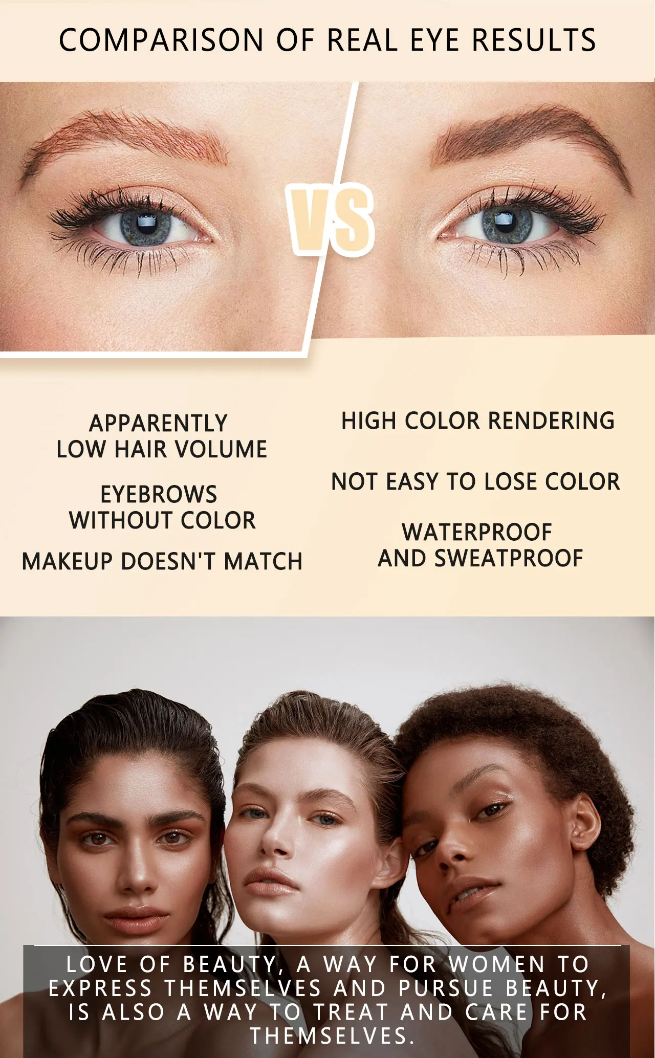 ICONSIGN Eyelashes and Eyebrow Tint Dye Eyebrow Dye Waterproof Long-lasting Eyebrow Brow Kit Semi Permanent Eyebrow Black Brown