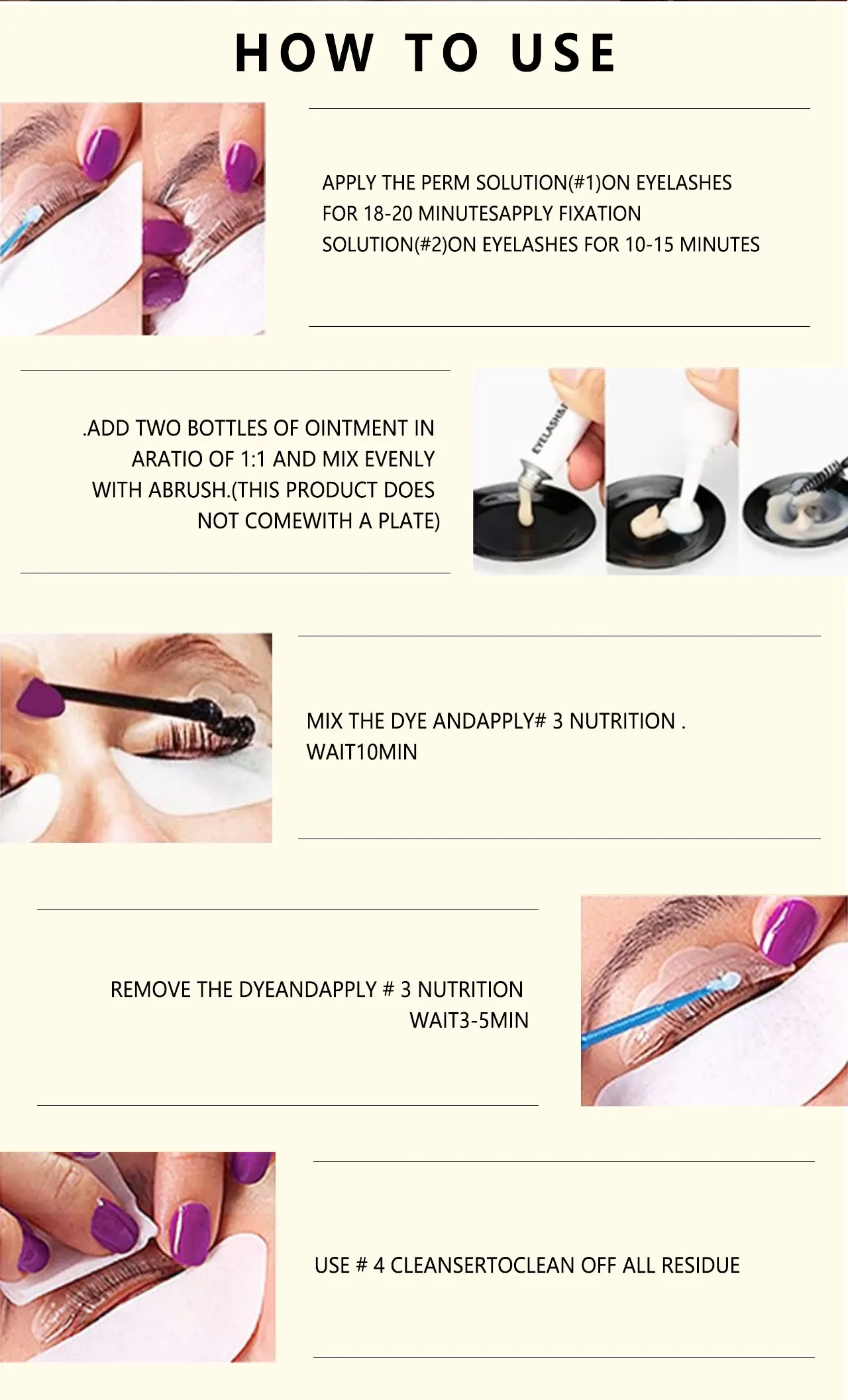 ICONSIGN Eyelashes and Eyebrow Tint Dye Eyebrow Dye Waterproof Long-lasting Eyebrow Brow Kit Semi Permanent Eyebrow Black Brown