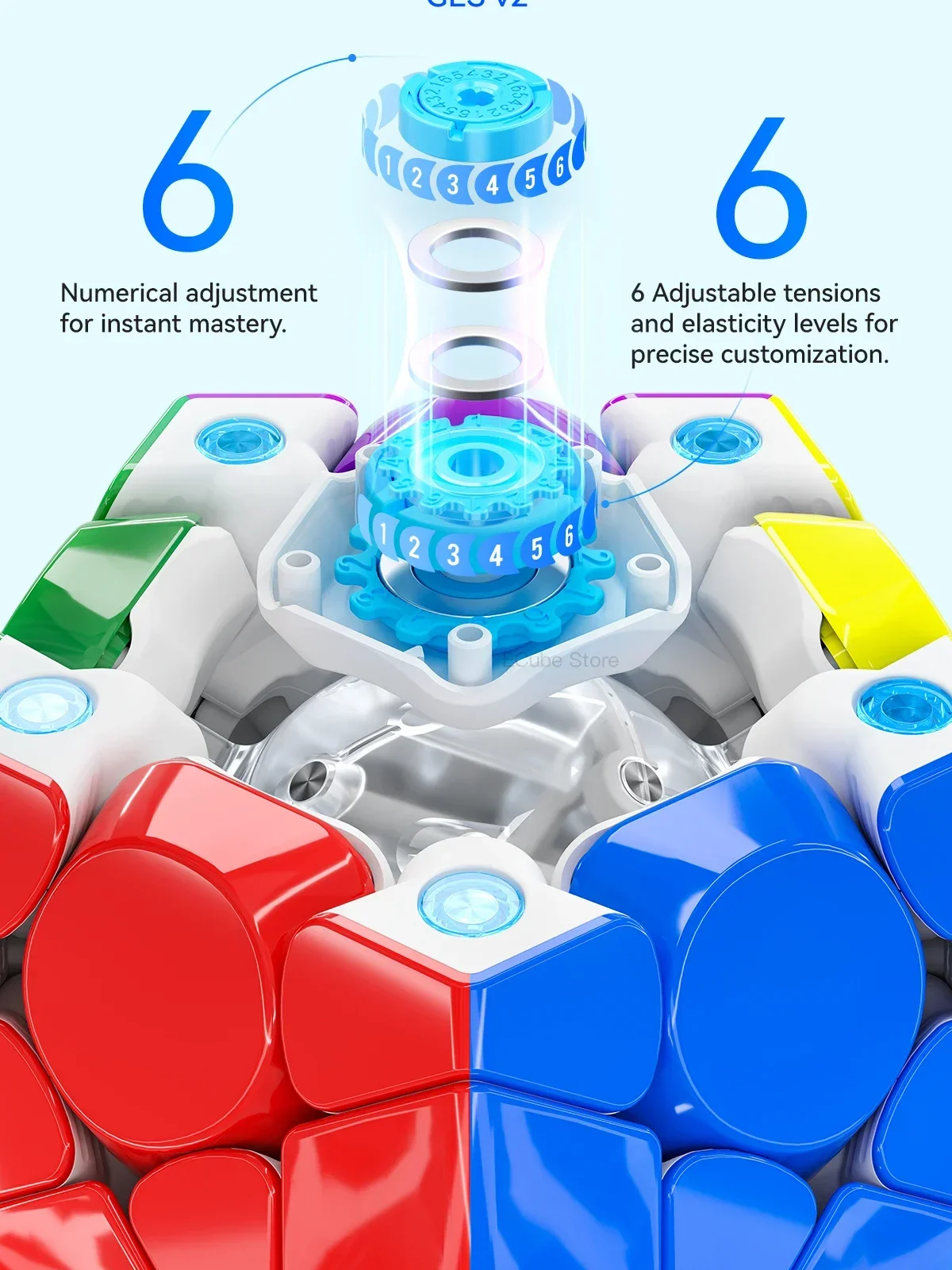 [ECube] GAN Megaminx V2 Maglev UV Magnetic Original High Quality Speed Magic Cube Dodecahedron Magnets Speed Puzzle Gift Toy