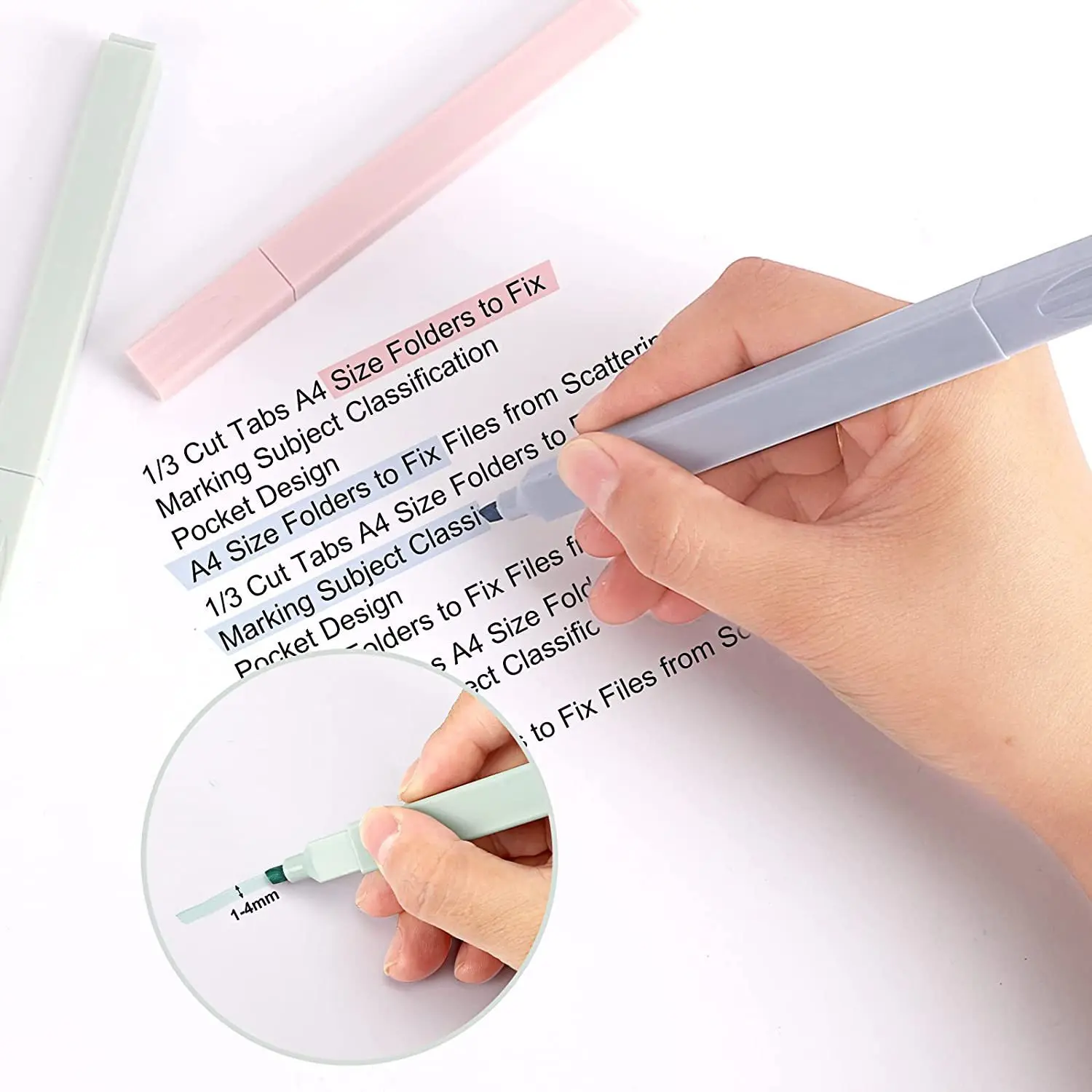 Highlighters Cute Pastel Pens 12 Colors Bible Pens No Bleed With Soft Tip Aesthetics Pens Markers Kawaii Stationary For Students