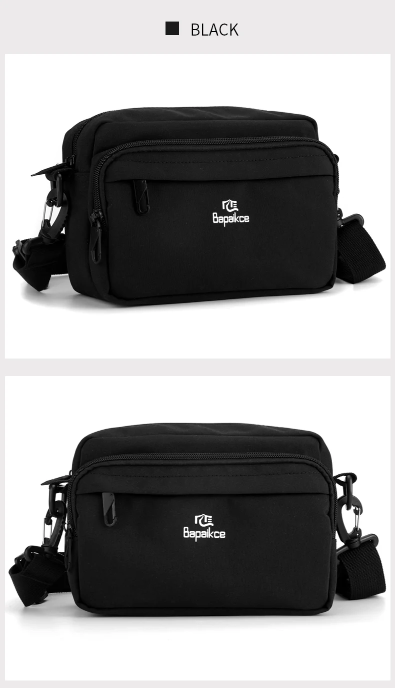 New High Quality Men's Crossbody Bag Canvas Men's Shoulder Bag Multi Functional Men's Messenger Bag Multi Pocket Men's Bag