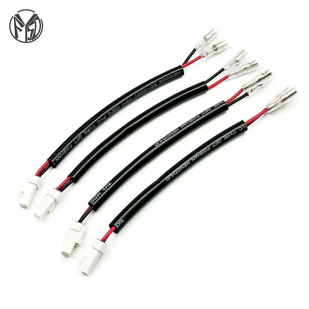 Wire Adapter Plug Connectors 2 Power Cords For KTM 125 200 250 690 790 990 DUKE SMC SMC-R Connecting Line Turn Signal Marker