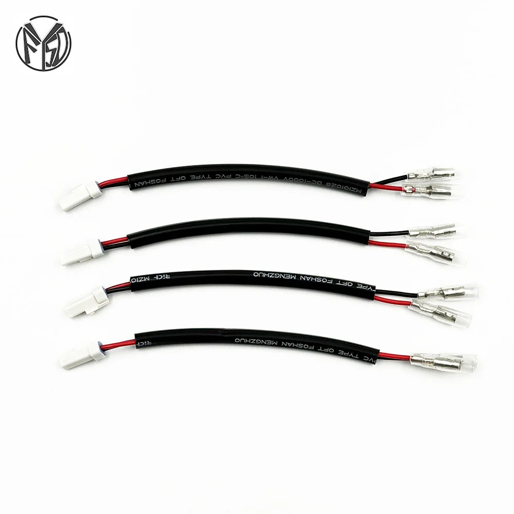 Wire Adapter Plug Connectors 2 Power Cords For KTM 125 200 250 690 790 990 DUKE SMC SMC-R Connecting Line Turn Signal Marker