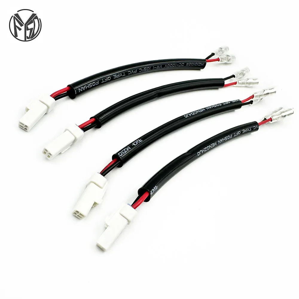 Wire Adapter Plug Connectors 2 Power Cords For KTM 125 200 250 690 790 990 DUKE SMC SMC-R Connecting Line Turn Signal Marker