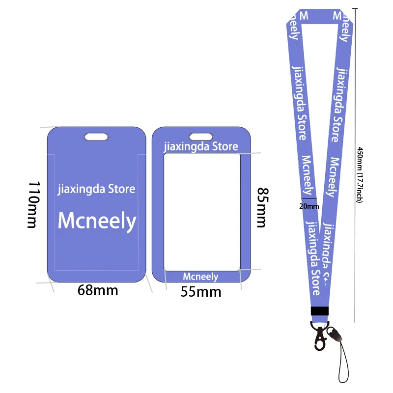 Lucky Cat ID Card Holder Lanyard Plutus Cat Bank Card Case Neck Strap Red Card Protectors Badge Credential Holders Keychain
