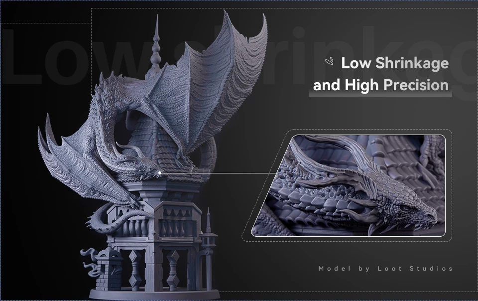 ELEGOO Water Washable 3D Printer Resin LCD UV-Curing Resin 405nm Standard Photopolymer Resin for LCD 3D Printing 1000g