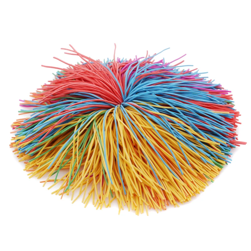Anti-Stress 6cm/9cm Rainbow Fidget Sensory Koosh Ball Baby Funny Stretchy Ball Stress Relief Kids Autism Special Needs