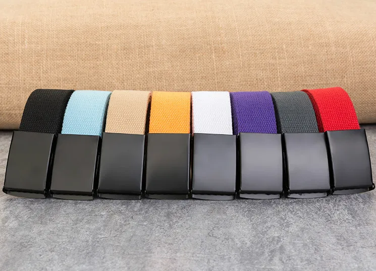 New Men Belt New Fashion Unisex Army Tactical Waist Belt Jeans Male Casual Luxury Canvas 3.8cm Webbing Waistband Ceinture Femme