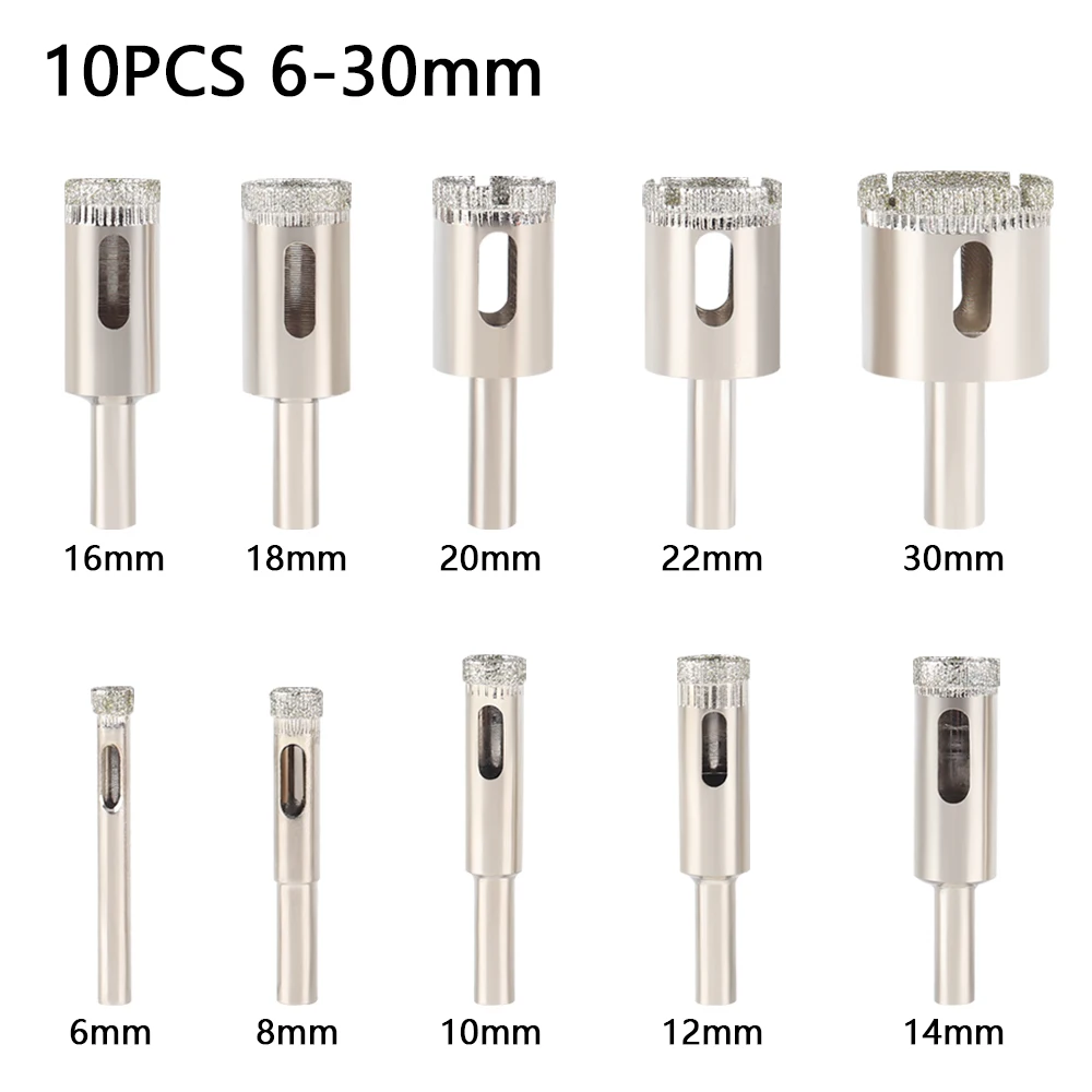 1Pc 3-100mm Glass Hole Saw Diamond Coated Drill Bits Drilling Crown for Tile Marble Ceramic Power Tools