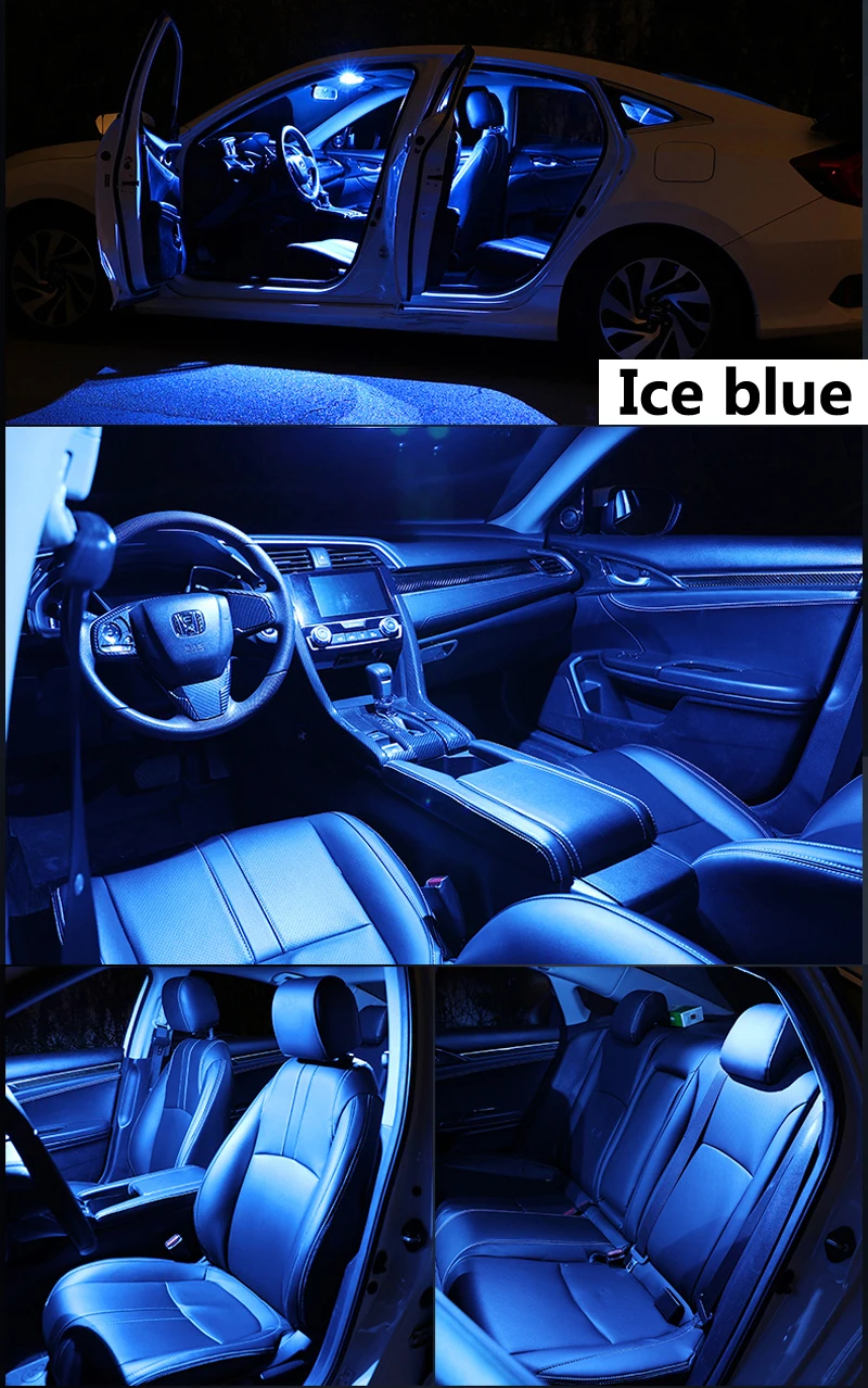 ZITWO 11Pcs Car LED Interior Dome Light Kit For Mazda 3 BM BN Mazda3 2014 2015 2016 2017 2018 Sunvisor Trunk Bulb Canbus