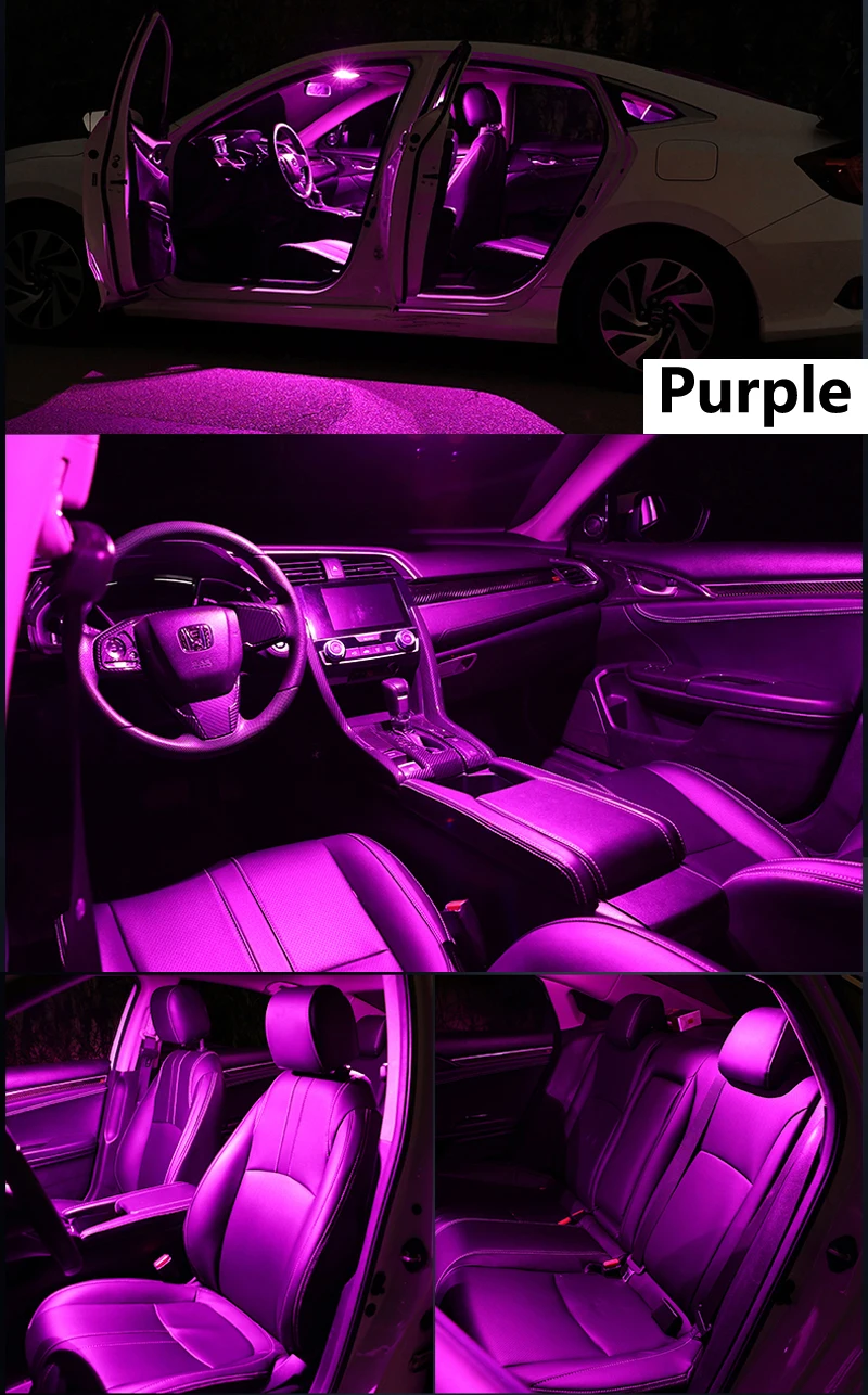 ZITWO 11Pcs Car LED Interior Dome Light Kit For Mazda 3 BM BN Mazda3 2014 2015 2016 2017 2018 Sunvisor Trunk Bulb Canbus